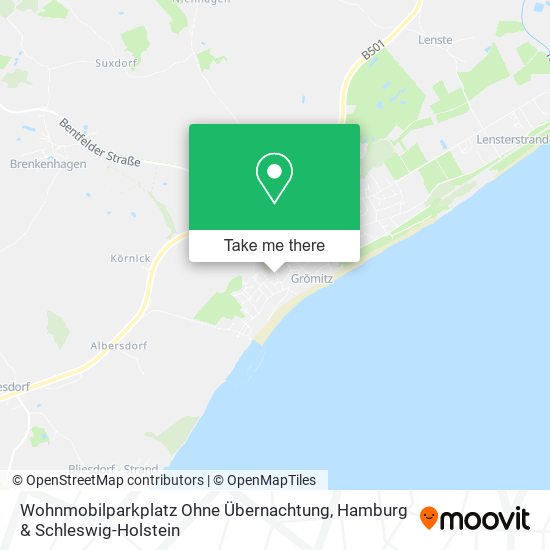 Карта Wohnmobilparkplatz Ohne Übernachtung