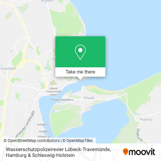 Wasserschutzpolizeirevier Lübeck-Travemünde map