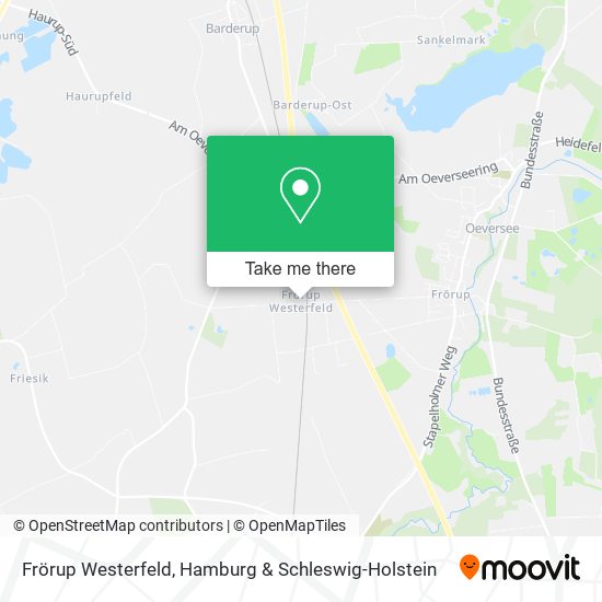 Frörup Westerfeld map