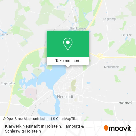 Карта Klärwerk Neustadt In Holstein