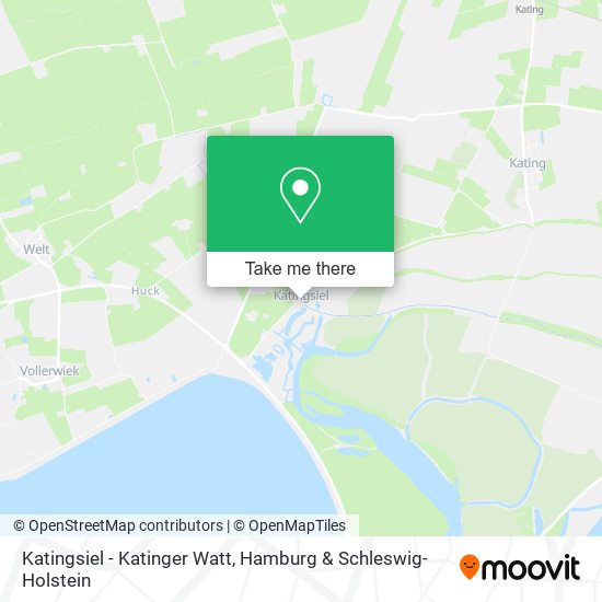 Карта Katingsiel - Katinger Watt