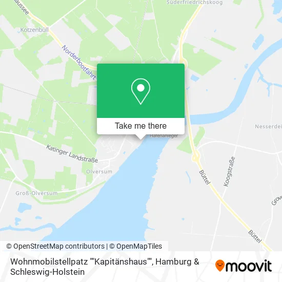 Карта Wohnmobilstellpatz ""Kapitänshaus""