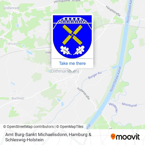 Amt Burg-Sankt Michaelisdonn map