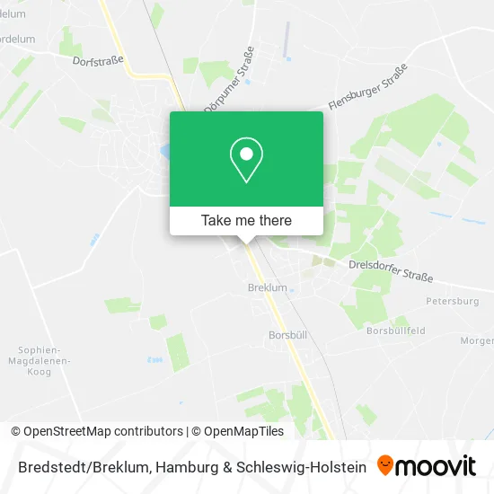 Карта Bredstedt/Breklum