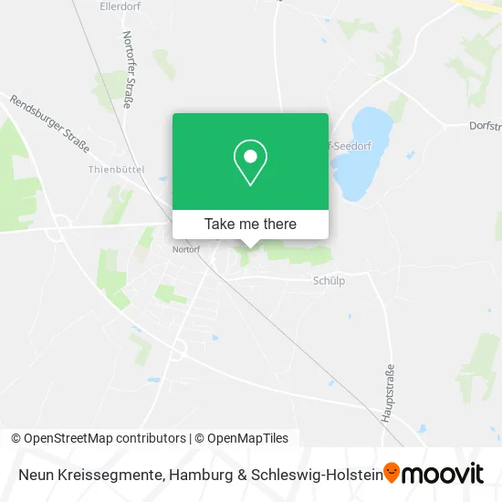 Карта Neun Kreissegmente