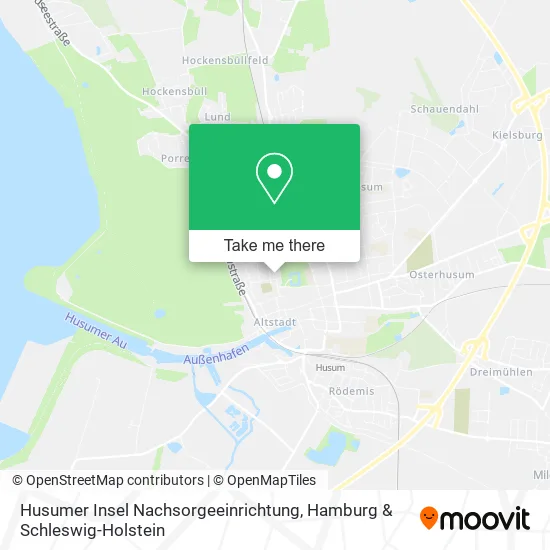 Карта Husumer Insel Nachsorgeeinrichtung