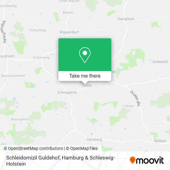 Schleidomizil Guldehof map