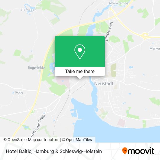 Hotel Baltic map