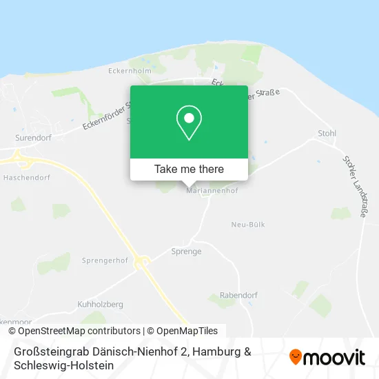 Карта Großsteingrab Dänisch-Nienhof 2