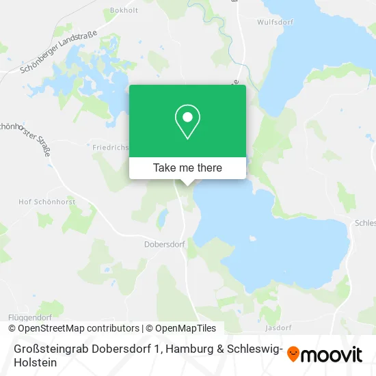 Карта Großsteingrab Dobersdorf 1