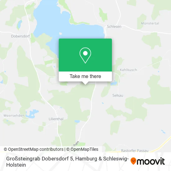 Карта Großsteingrab Dobersdorf 5