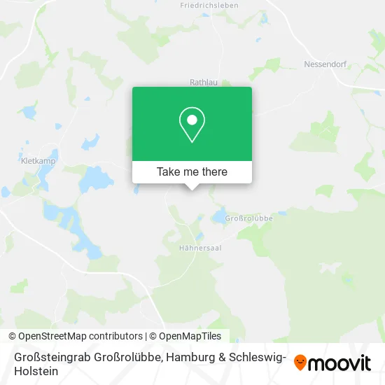 Карта Großsteingrab Großrolübbe