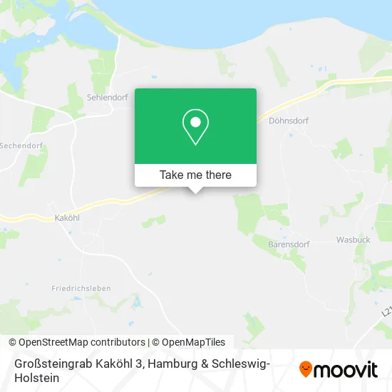 Карта Großsteingrab Kaköhl 3