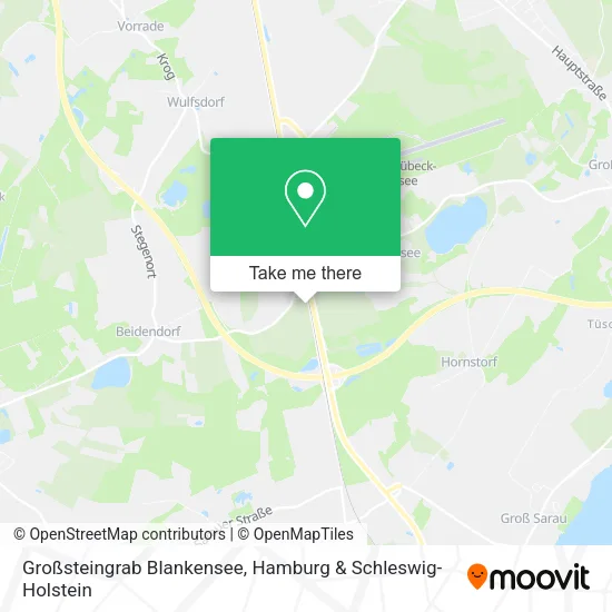 Карта Großsteingrab Blankensee