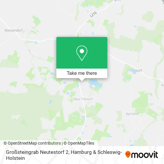 Карта Großsteingrab Neutestorf 2