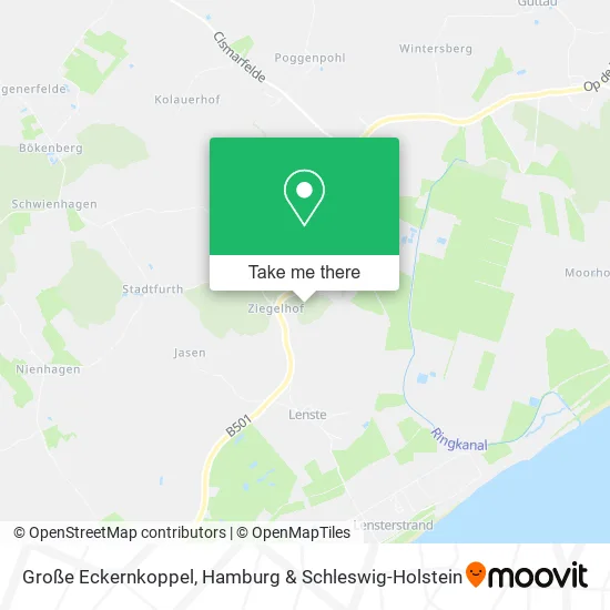 Карта Große Eckernkoppel