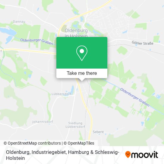 Oldenburg, Industriegebiet map