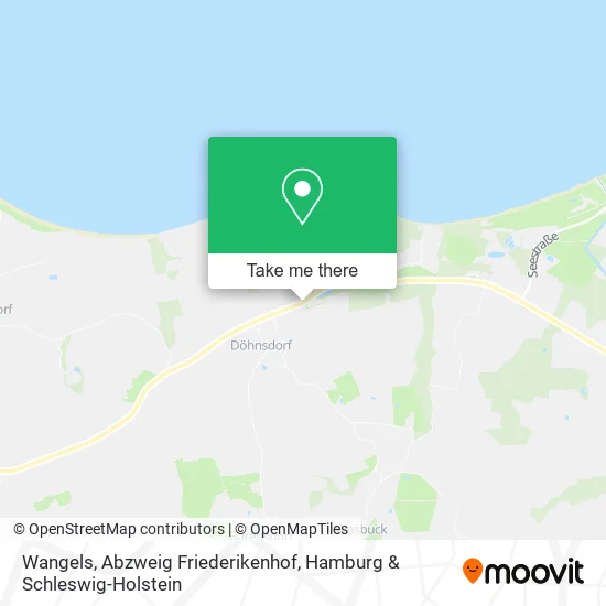 Карта Wangels, Abzweig Friederikenhof