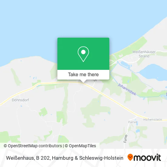 Карта Weißenhaus, B 202