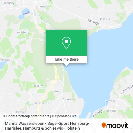 Marina Wassersleben - Segel-Sport Flensburg-Harrislee map