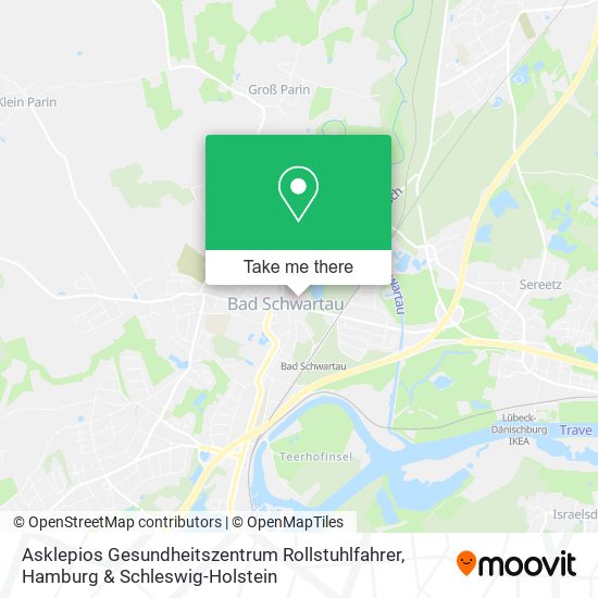 Asklepios Gesundheitszentrum Rollstuhlfahrer map