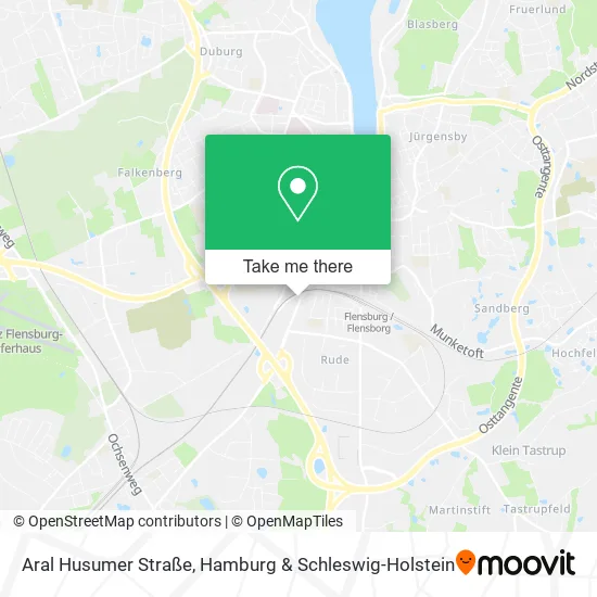 Карта Aral Husumer Straße