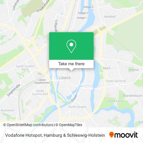 Vodafone Hotspot map