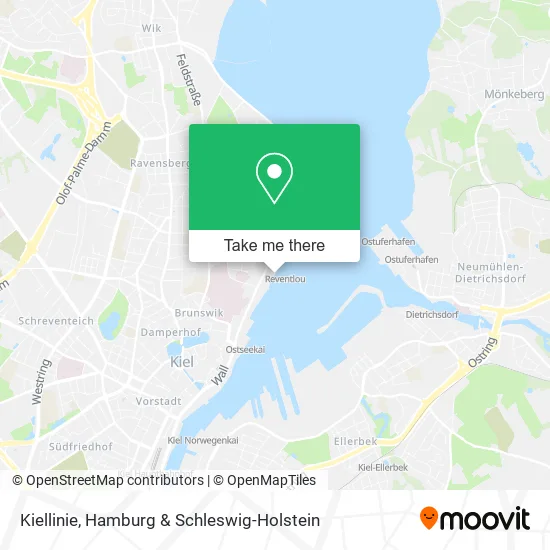 Карта Kiellinie