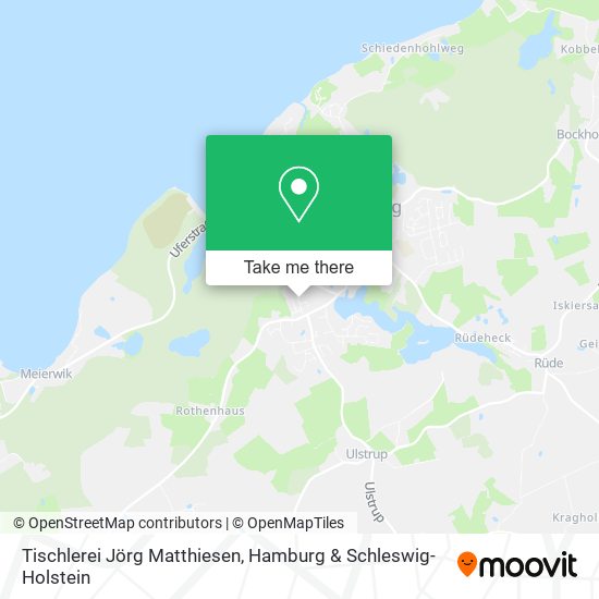 Tischlerei Jörg Matthiesen map