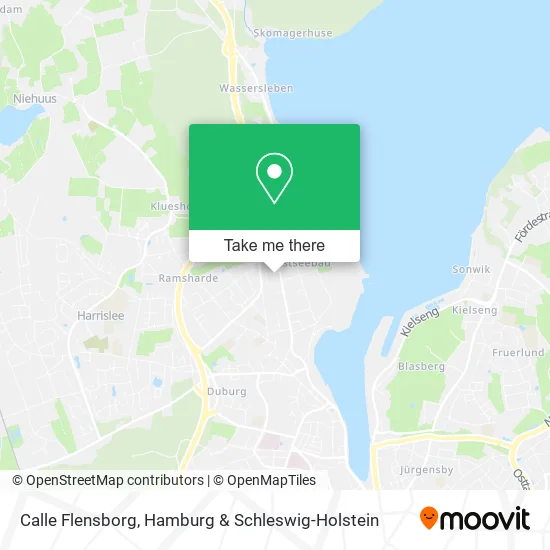 Карта Calle Flensborg