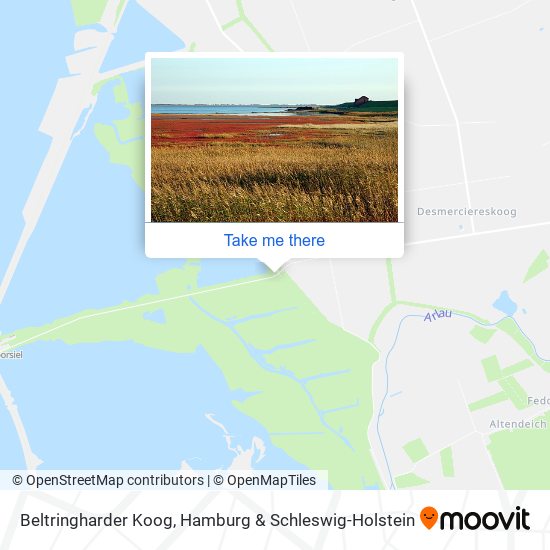 Beltringharder Koog map
