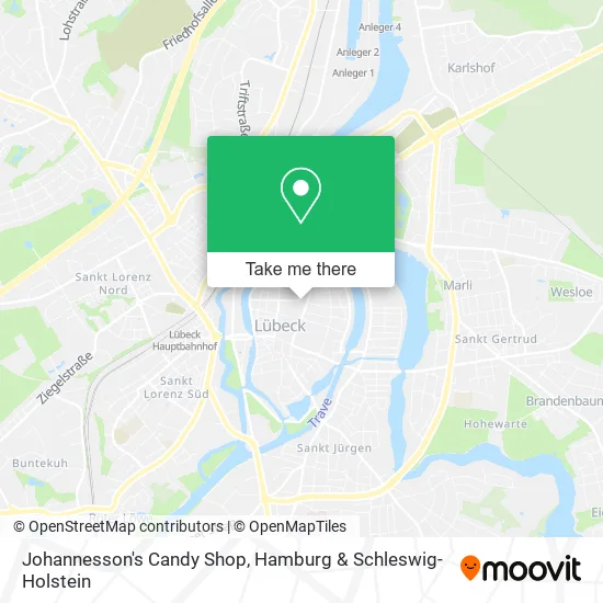 Карта Johannesson's Candy Shop