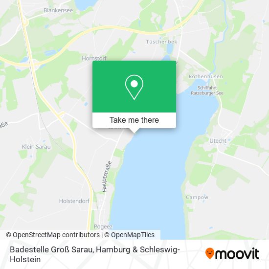 Badestelle Groß Sarau map