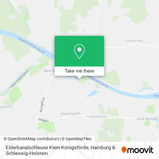 Eiderkanalschleuse Klein-Königsförde map