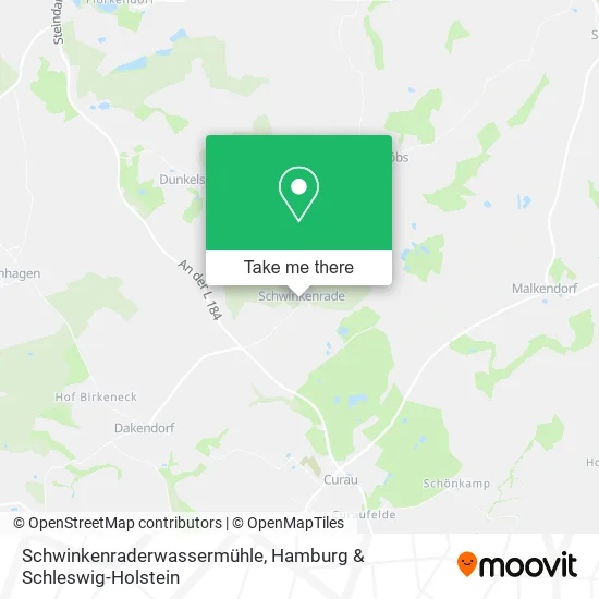 Карта Schwinkenraderwassermühle