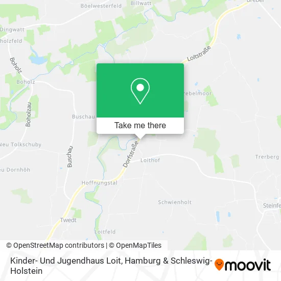 Карта Kinder- Und Jugendhaus Loit