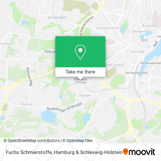 Карта Fuchs Schmierstoffe