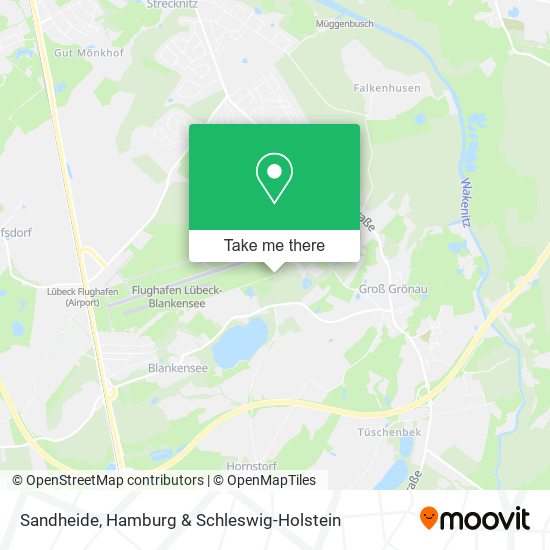 Sandheide map