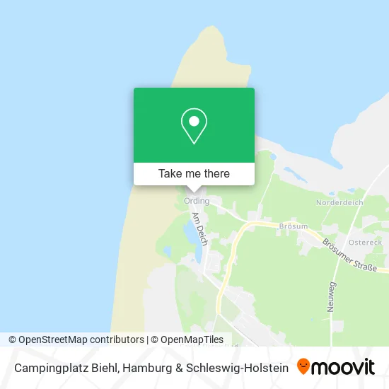 Карта Campingplatz Biehl