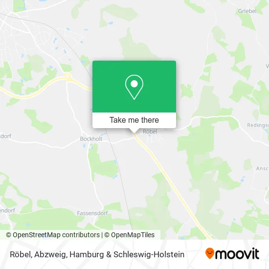 Карта Röbel, Abzweig