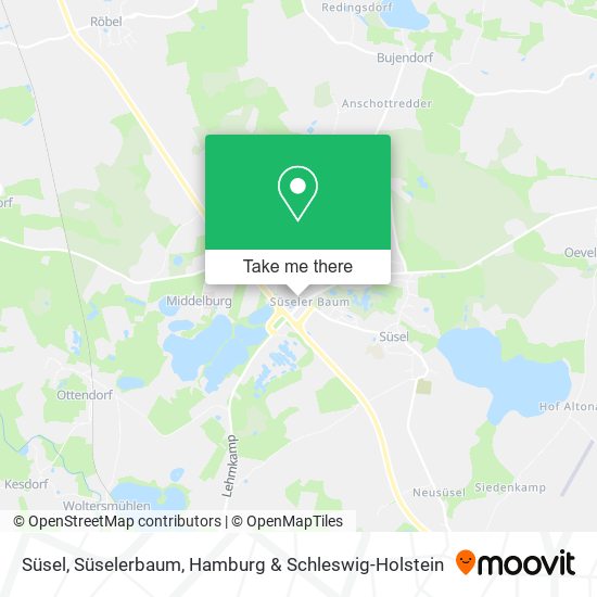 Süsel, Süselerbaum map