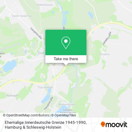 Ehemalige Innerdeutsche Grenze 1945-1990 map