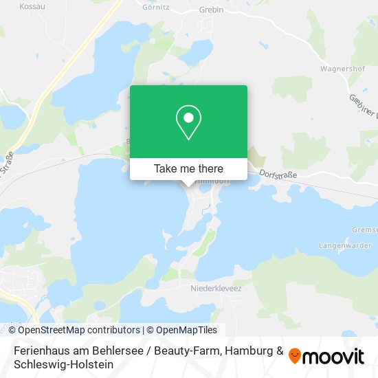 Ferienhaus am Behlersee / Beauty-Farm map