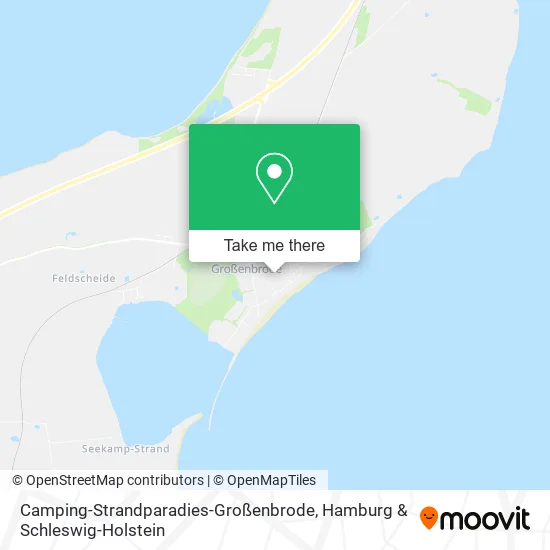 Карта Camping-Strandparadies-Großenbrode
