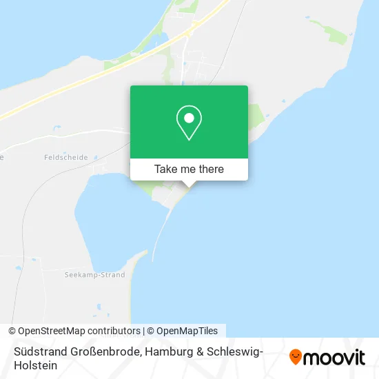 Карта Südstrand Großenbrode