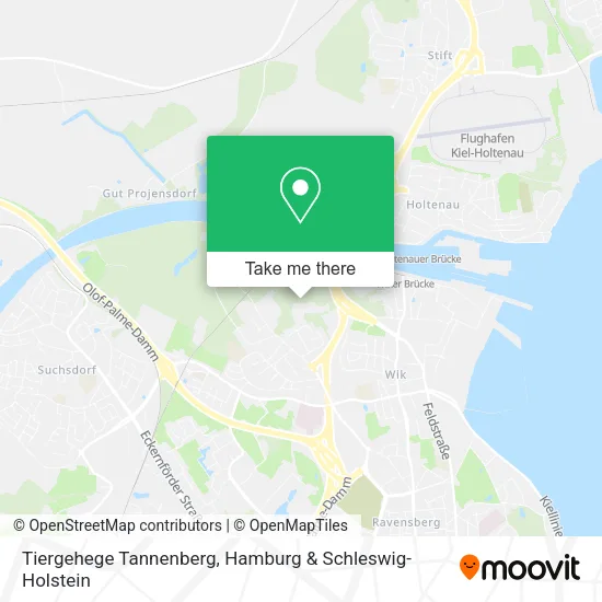 Карта Tiergehege Tannenberg
