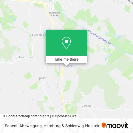 Карта Sebent, Abzweigung