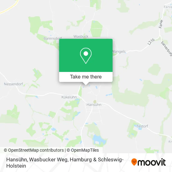 Карта Hansühn, Wasbucker Weg