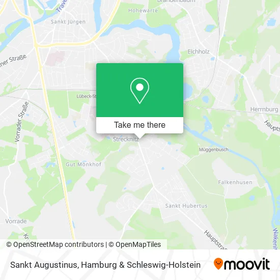 Карта Sankt Augustinus