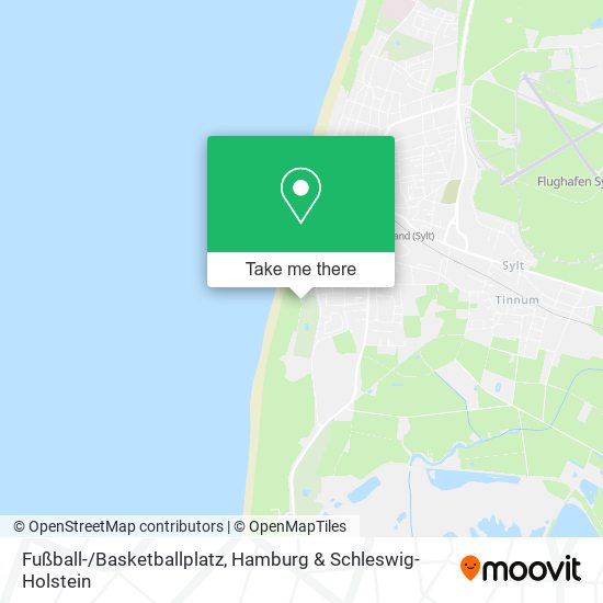 Карта Fußball-/Basketballplatz